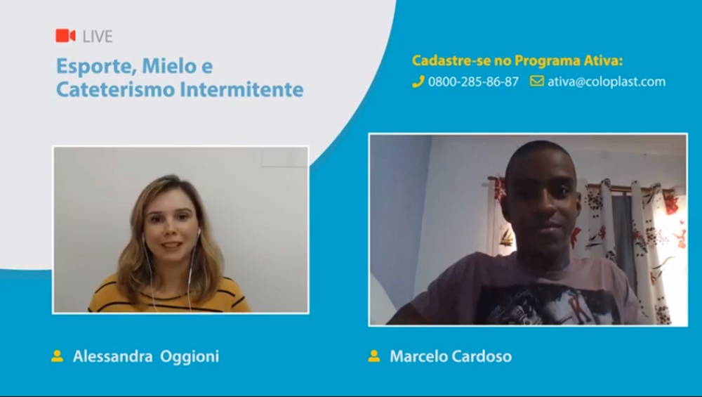print da tela de um computador durante uma live