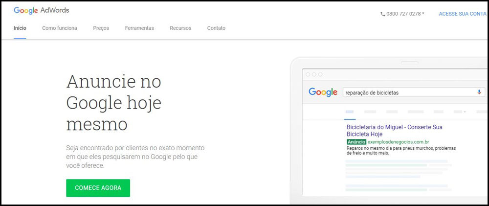 home do Google Adwords
